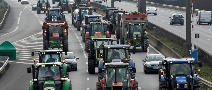 Agriculteurs dans la détrèsse