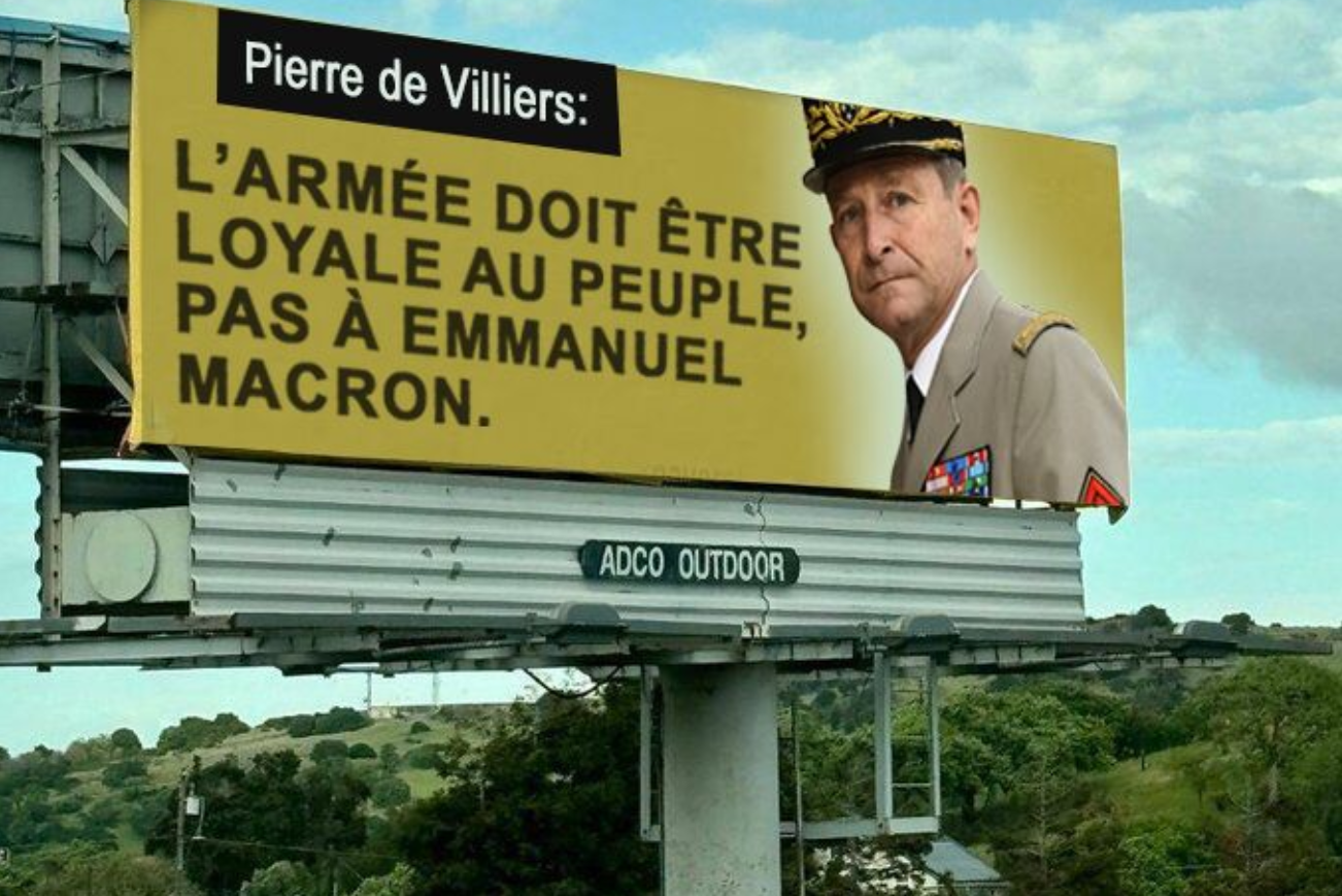 Pierre de Villier - L'ancien chef d'Etat-major des Armées " L'Armée doit être loyale au peuple, pas à Emmanuel Macron. "
